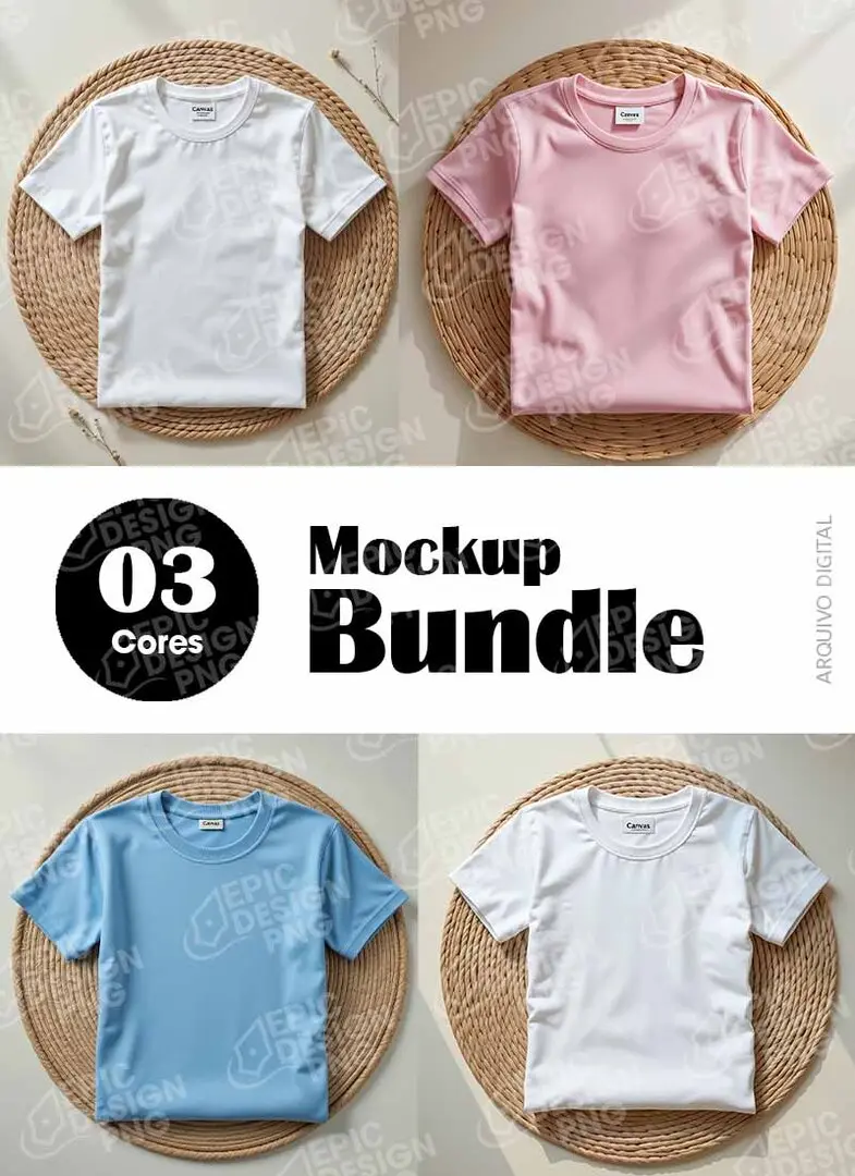 Camiseta Vitrine Mockup Camiseta Vitrine Mockup