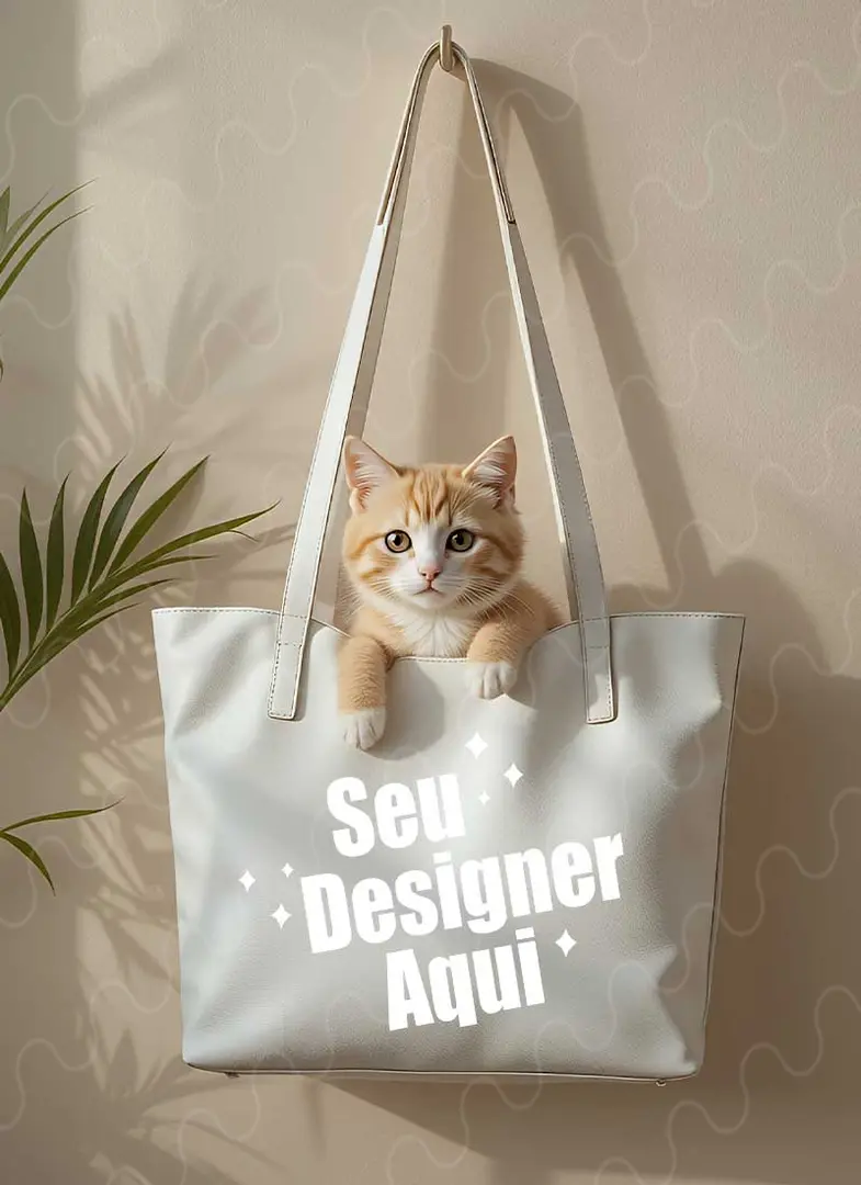 Mockup Cat Bag Mockup Cat Bag