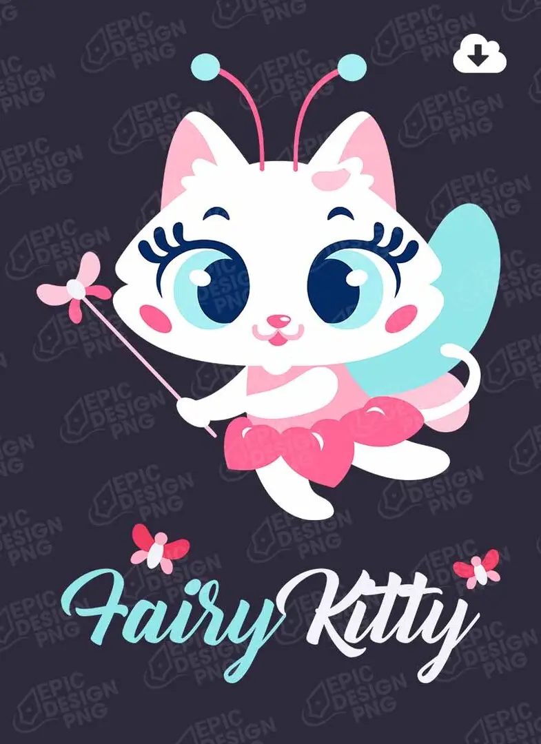 Gatinha Kawaii Fadinha Gatinha Kawaii Fadinha Png