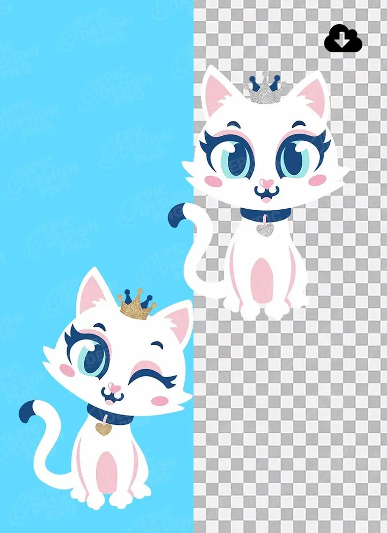 Gatinha Princesa Gatinha Princesa Kawaii