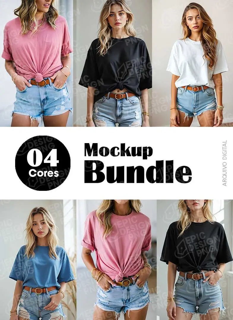 Mockups Camiseta Moda Feminina seu designer Mockups Camiseta Moda Feminina seu designer