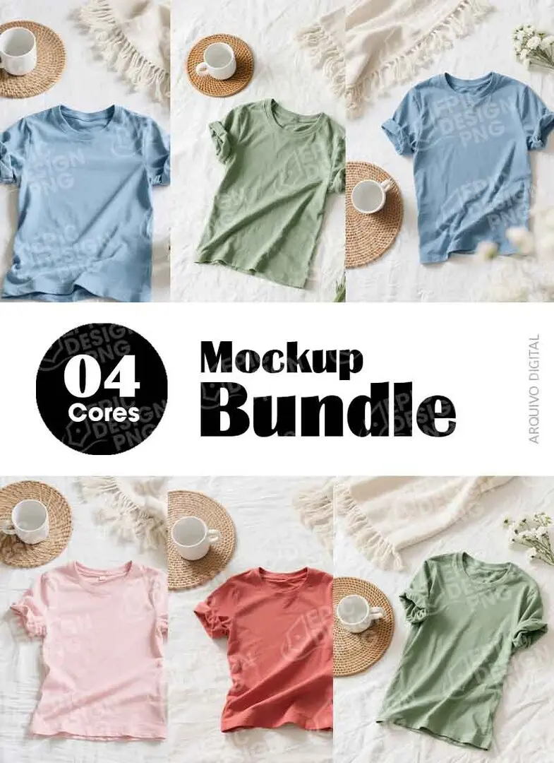 Modelo Mockup T-Shirt Classic Modelo Mockup T-Shirt Classic