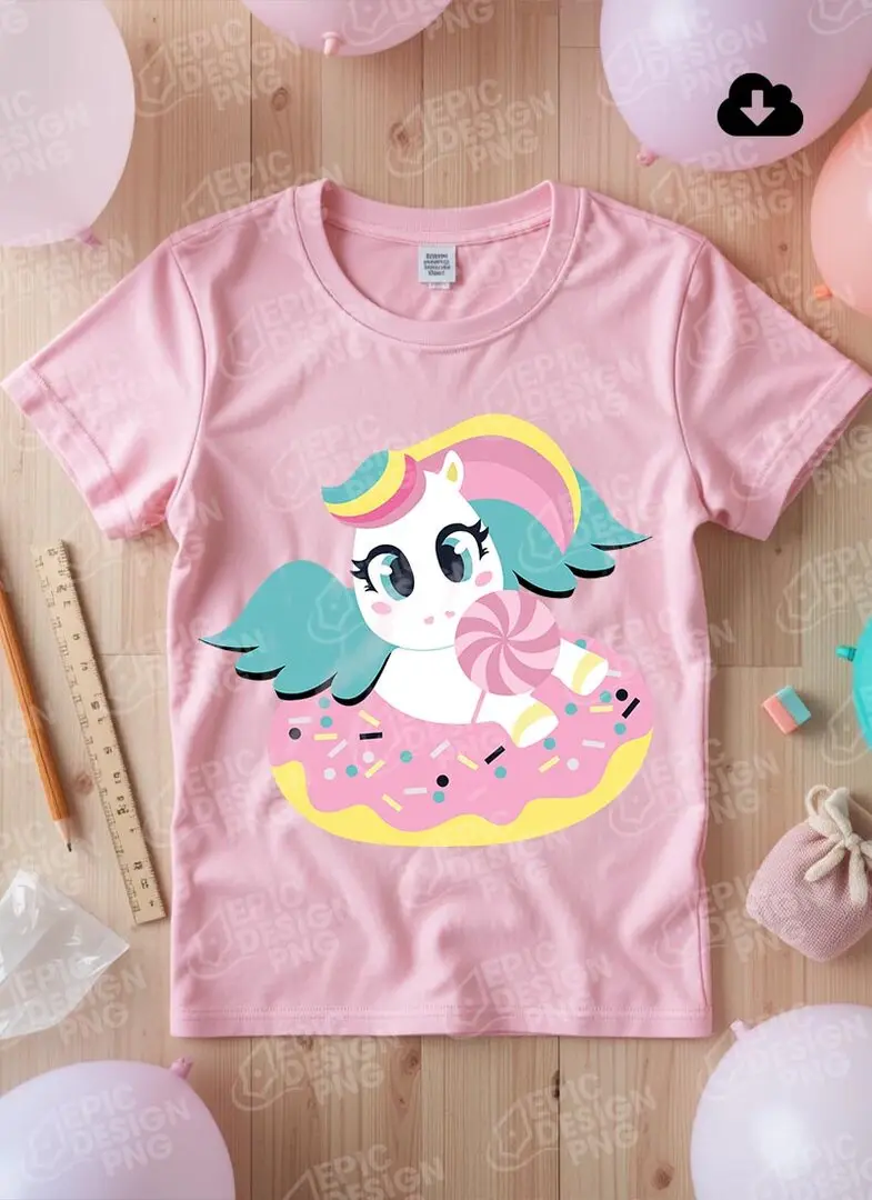 Unicórnio Kawaii Donuts Unicórnio Kawaii Donuts Clipart Png